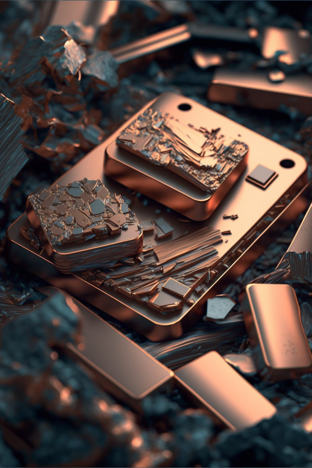 karamanbey_a_modern_and_realistic_copper_ingot_scrap_like_from__1812ac6c-cc62-45b7-b7bc-309592002f94